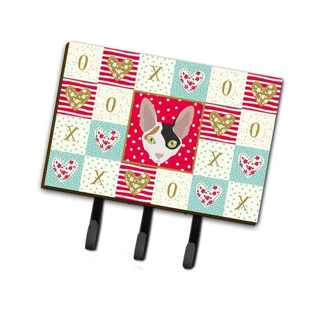 Carolines Treasures 6 x 2 x 9 in. Cornish Rex Cat Love Leash or Key Holder CK5107TH68
